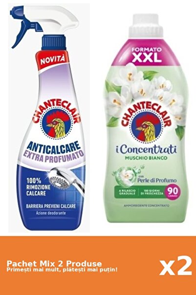 Chanteclair Set 2 Chanteclair Mix: 1 Anti-limescale (Perfumed), 1 Conditioner...