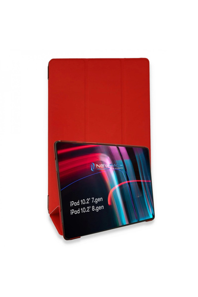 byhodi iPad 10.2 (7th generation) Case Tablet Smart Case - Red