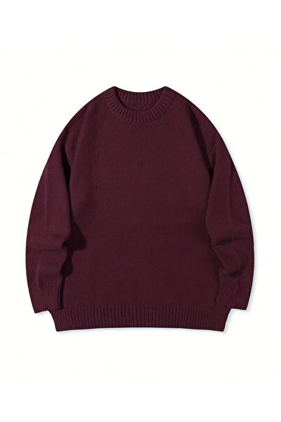 FAVORİST Women's Soft Original Knitwear Sweater with Circular Neck