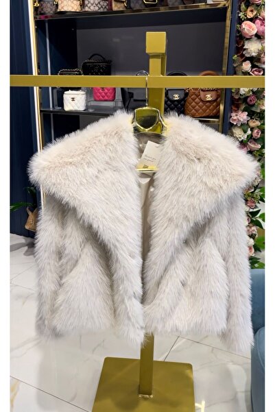 diğerr1 İthal Çıtçıt Detay Yakalı Kürk