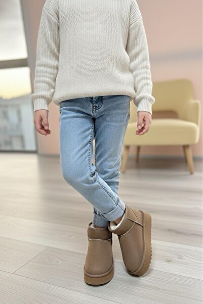 Oksit Frz F200 Термични момичешки ботуши от велур с кожена подплата и вътрешна подметка