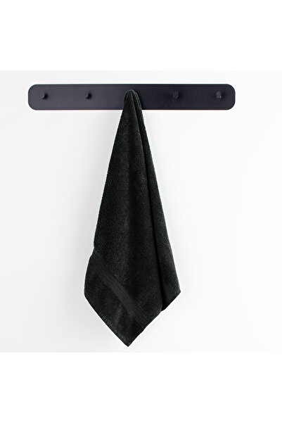 Deco King Set of 6 bath towels, 100% cotton, 525 g/m2, Marina, 2x70x140 cm, 4x50x100 cm, black