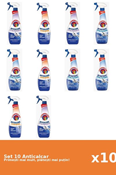 Chanteclair Set of 10 Chanteclair Anti-limescale: 3x Scented, 3x Fast, 4x Strong