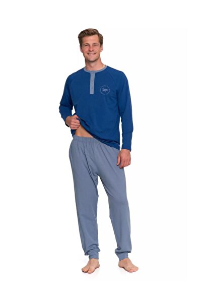 MORAJ Men's long-sleeve pajama set with cuffs