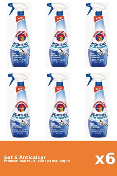 Chanteclair Set of 6 Strong Anti-limescale, 625 ml