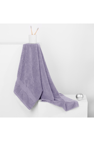 Deco King Set of 6 bath towels, 100% cotton, 525 g/m2, Marina, 2x70x140 cm, 4x50x100 cm, lilac