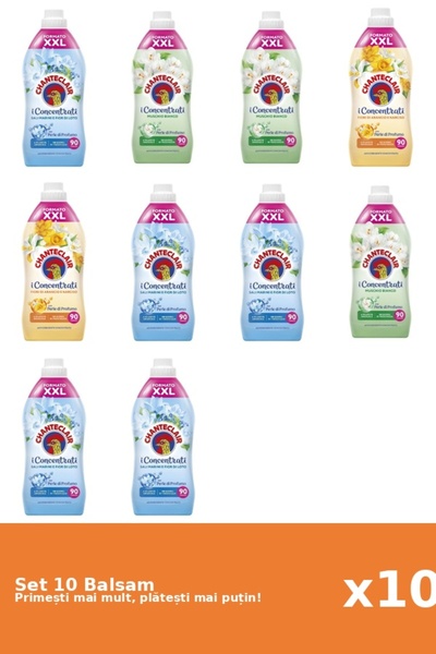 Chanteclair Set of 10 Chanteclair Balms: 5x Lotus, 3x White Musk, 2x Orange