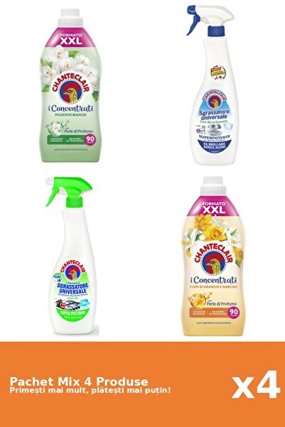 Chanteclair Set 4 Mix Chanteclair: 2 Balsam (Mosc Alb, Portocale), 2 Degresan...