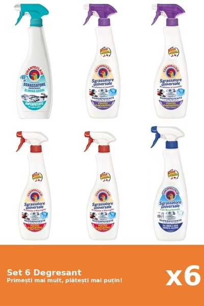 Chanteclair Set 6 Degresant Chanteclair: 1x AntiMiros, 1x Mosc Alb, 1x Lavand...