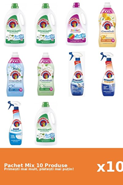 Chanteclair Set 10 Mix: 4 Det. (Color, Mosc .), 3 Bals. (Lotus, Mosc ...), 3 AntiC. (Puter., Rapi...)