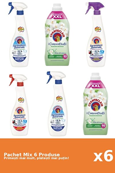 Chanteclair Set 6 Mix Chanteclair: 4 Degresant (Bicarbonat, Lavanda, Marsilia...