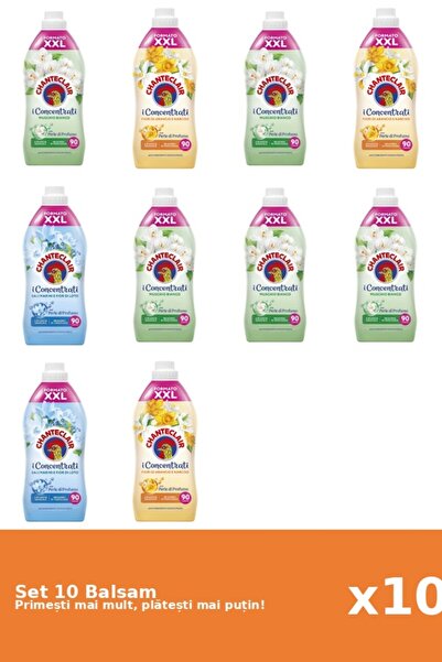 Chanteclair Set of 10 Chanteclair Balms: 5x White Musk, 3x Orange, 2x Lotus