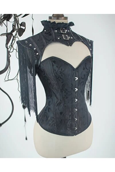G&H UNDERWEAR Vintage Gothic Corset with Cape
