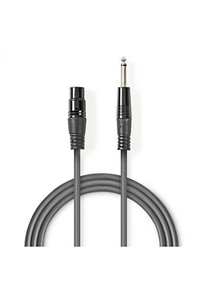 Nedis CABLU AUDIO XLR 3 PIN LA JACK 6.35MM M-T