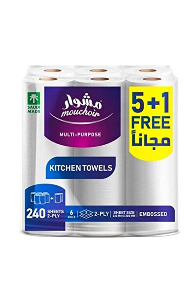 MOUCHOIR Mishwar Kitchen Paper Towels 6 Pack