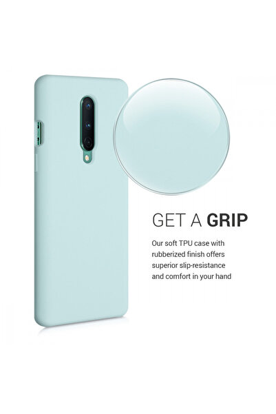 KWmobile Case for OnePlus 8, Silicone, Green, 51867.50