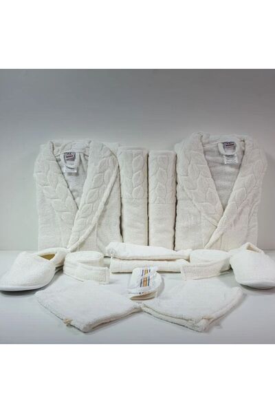 Reiashn Arya Robe Set, Off-White, 11 Pieces