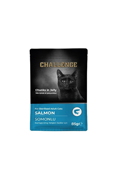 Challenge Somunlu Pouch Yetişkin Konserve Kedi Maması 1 Adet-85 Gr