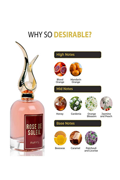 Riiffs Rose De Soleil For Women Eau De Parfum 100ML