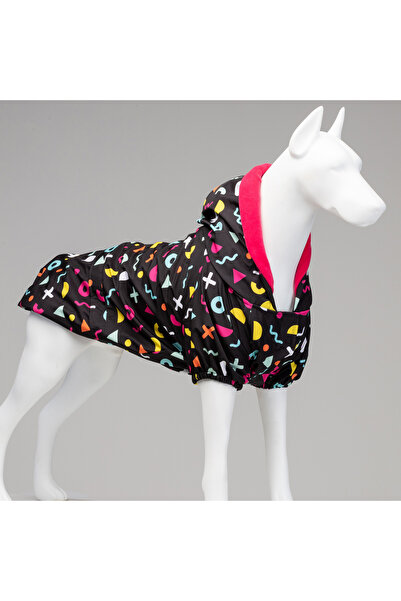 Lindodogs معطف واق من المطر للكلاب من Lindo Dogs Joy مقاوم للماء TR-ملون-مقاس 8