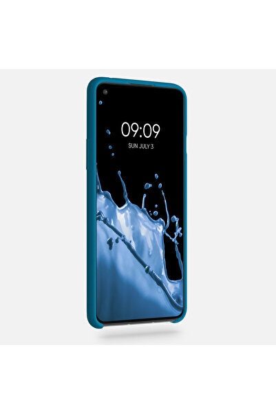 KWmobile Case for OnePlus 8T, Silicone, Blue, 53683.224