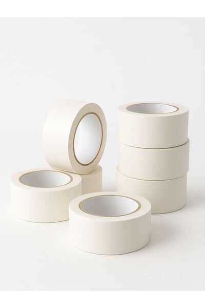 OEM Pack of 6 Rolls of Scotch Tape WHITE - 48 mm x 60 m silent roll