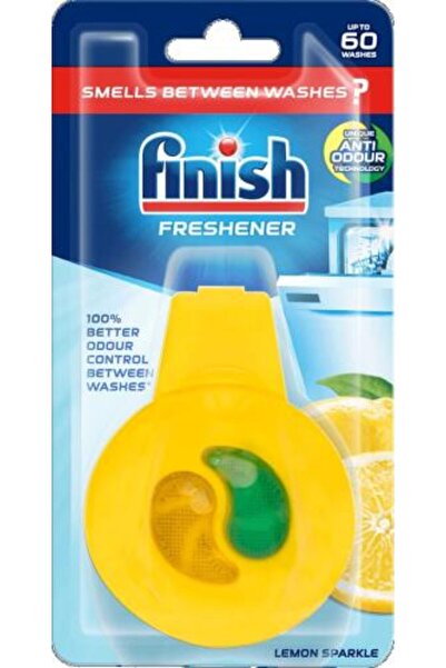 Finish Dishwasher Deodorizer, Lemon Scent, 60 Washes