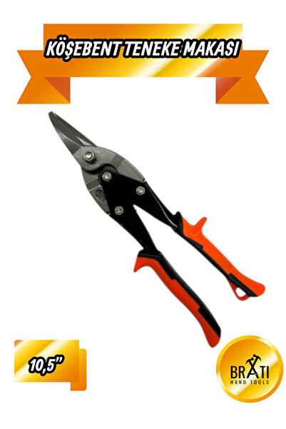 BRATİ HAND TOOLS Teneke Makası Köşebent Makası Çok Amaçlı Makas