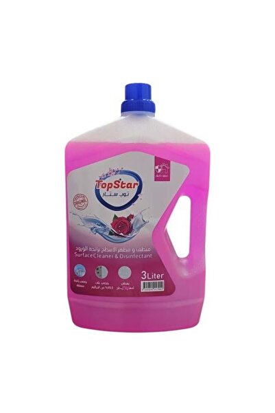 Topstar Rose-Scented Surface Cleaner & Disinfectant - 3 L