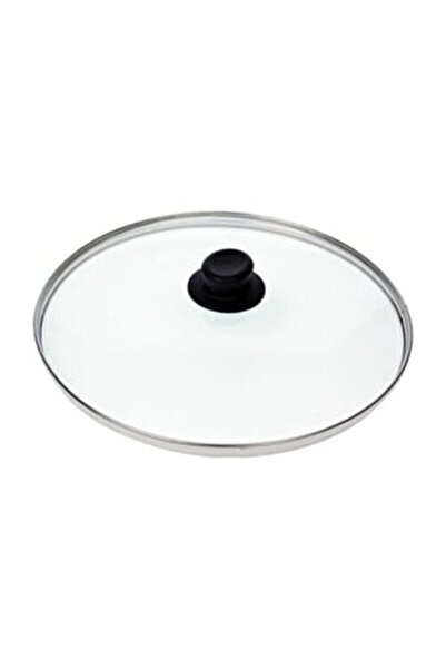 Ürkmez Ticaret Pot Sauce Pan Glass Lid Lid 22cm Black Holding Top