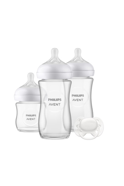 Philips Avent Sada nou-nascut PhilipsAvent SCD878/11,tetina,3biberoane sticla,suzeta ultra-soft0-6luni