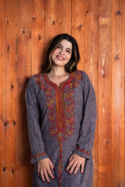 AFandina Elegant winter jalabiya - 023