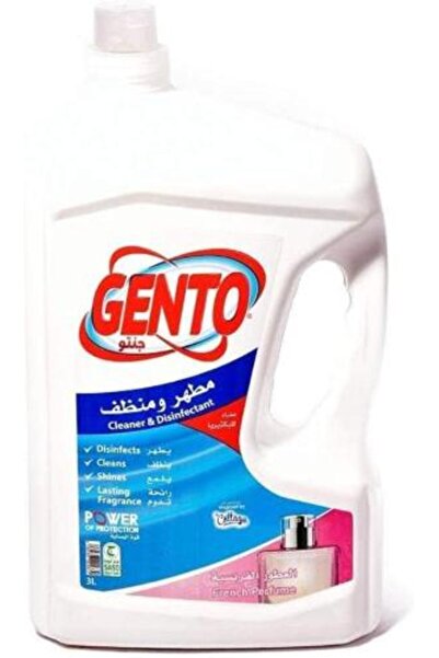 Gento مطهر ومنظف - برائحة فرنسية، 3 لتر
