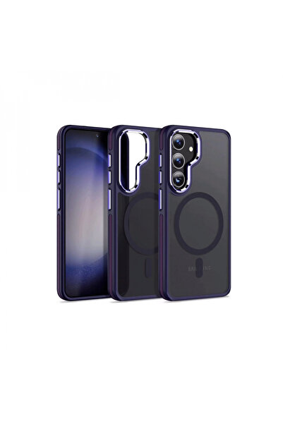 ceppark غطاء جوكو سامسونج جالاكسي S24 وينر ماج سيف - بنفسجي غامق