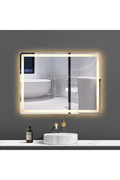 Smack Oglinda SanitLed, 80 x 60 Cm, Lumina Rece, Calda, Neutra, Dezaburire, S...