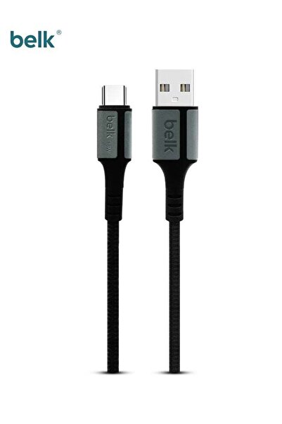 Belk كابل BL-59 USB-A إلى USB-C للشحن السريع 18 واط بطول 2 متر من النايلون ال...