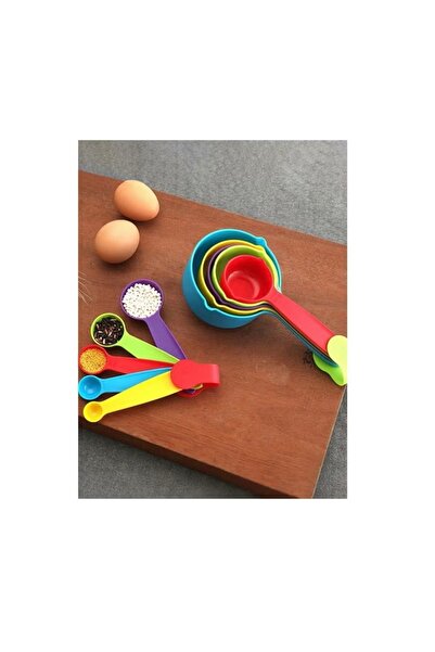 Generic 10-piece multi-colored measuring spoon set
