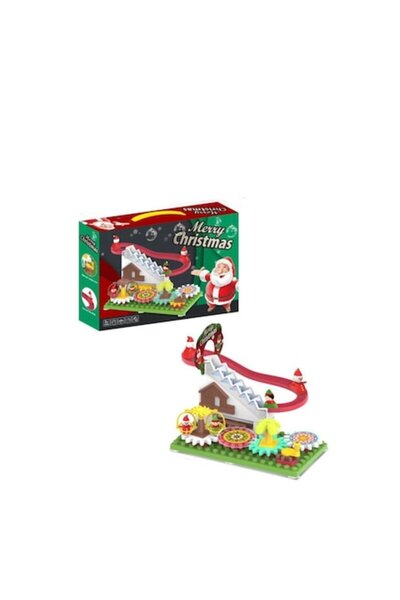 OEM Christmas Track with Santa on Slide - Interactive Holiday Set for Children