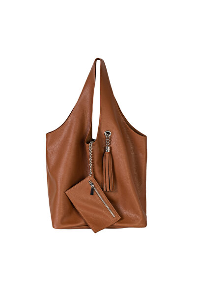 LAURA OLARU SACK bag Camel