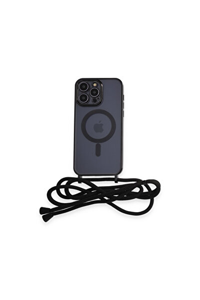 NewFace غطاء آيفون 13 برو من ديفو مع حزام ليزر ماجسيف - أسود