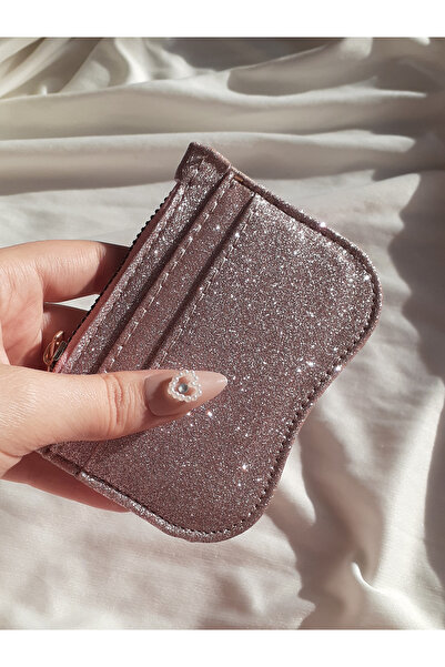 byliora Pembe Simli Kartlık/Cüzdan