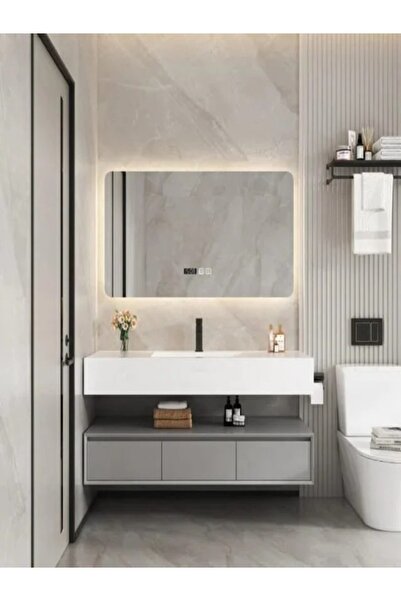 Smack Oglinda de baie LED, 110x70 cm, Funcție dezaburire, Lumina Ambientala