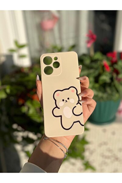 CaseKİdükkan Oppo A16/A55 Compatible Silicone Velvet Launch Pattern Phone Case