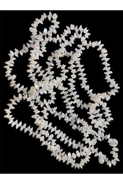 ramkovska خرز زجاجي دائري أبيض اللون من جانجانلي، مجوهرات، خرز للحقائب، 6 خيو...