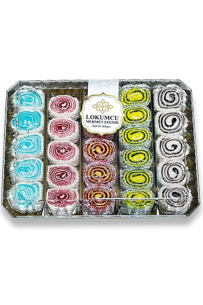 LOKUMCU MEHMET EFENDİ Tatlı bir hikaye Assorted Turkish Delights – 900g Fruit Flavors