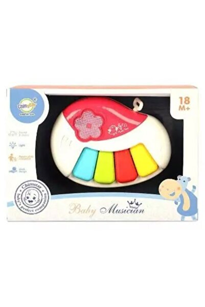 Toy Toy Toy pian muzical cu lumini și sunete, roz, 1 an+