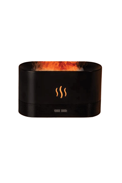 OferteTop Humidifier with Flame Effect, Aromatherapy and 7 Colors for a Relaxing Atmosphere