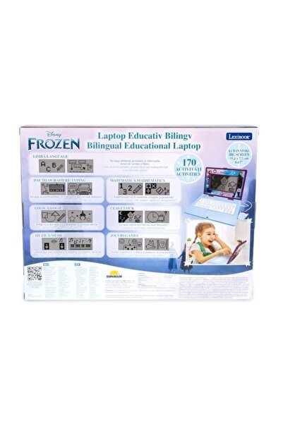 LEXIBOOK educational laptop, Disney Frozen, 170 activities, version 2024