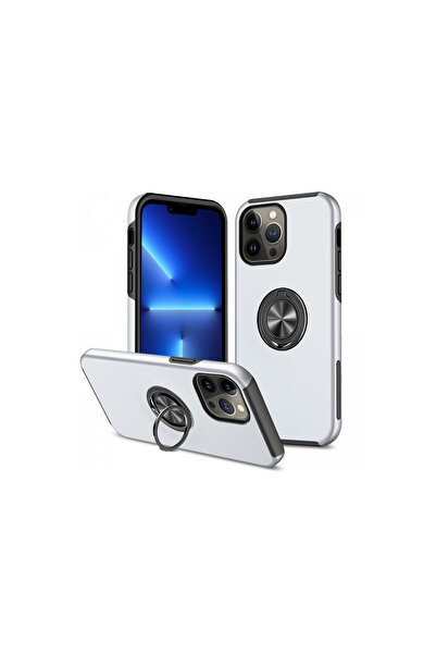 NewFace Iphone 13 pro case with elite ring cover - silver