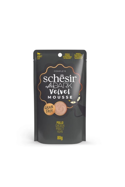 Schesir After Dark Velvet Mousse Tavuklu Yetişkin Kedi Yaş Maması 1 Adet-80 Gr